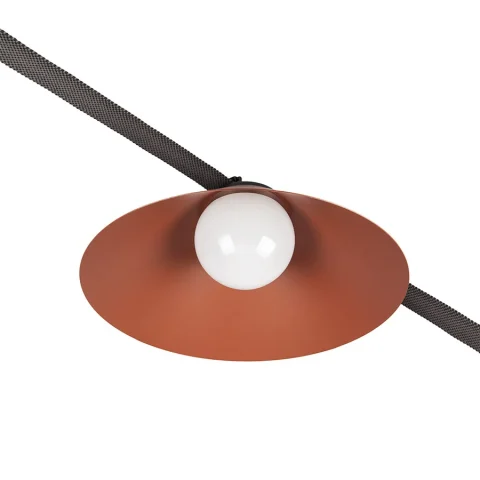 Трековий світильник LED Levistella 78012-BL06 ORG, 12W, 4000K, терракотовий, для текстильної трекової системи