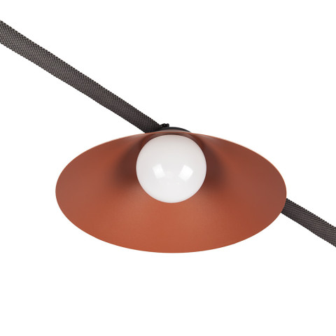 Трековий світильник LED Levistella 78012-BL06 ORG, 12W, 4000K, терракотовий, для текстильної трекової системи Трековий світильник LED Levistella 78012-BL06 ORG, 12W, 4000K, терракотовий, для текстильної трекової системи