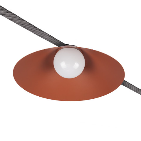 Трековий світильник LED Levistella 78018-BL06 ORG, 18W, 4000K, терракотовий, для текстильної трекової системи Трековий світильник LED Levistella 78018-BL06 ORG, 18W, 4000K, терракотовий, для текстильної трекової системи