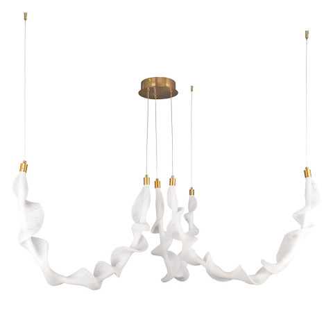 Люстра стельова LED Levistella 7813041-3 AB, 33W, 4000K, бронзовий метал, сучасний стиль для дому