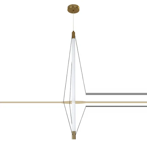 Люстра LED Levistella 7813092 (800) AB, 10W, 4000K, бронзовий метал