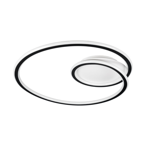 Люстра стельова LED Levistella 7871020, 56W, біло-чорна, сучасний стиль