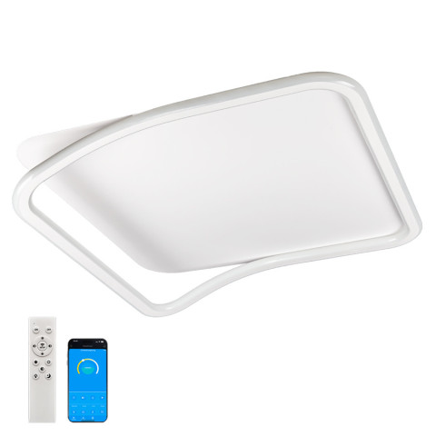 Люстра стельова LED Levistella 7871024, 70W, білий, з пультом управління, сучасний стиль