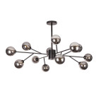 Стельова люстра Levistella 7529806-12 BK+BK чорна, 12 ламп G9