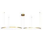 Люстра стельова LED Levistella 7529832-2B BRONZE LED (800+1000), 130W, діаметр 800/1000 мм, бронзовий метал, сучасний стиль