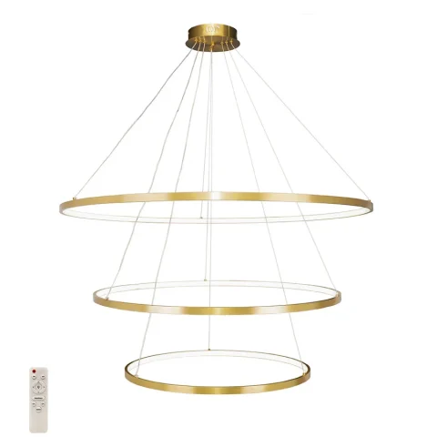 Люстра стельова LED Levistella 7529832-3A BRONZE LED (600+800+1000) 164W, бронзова, 3 режими