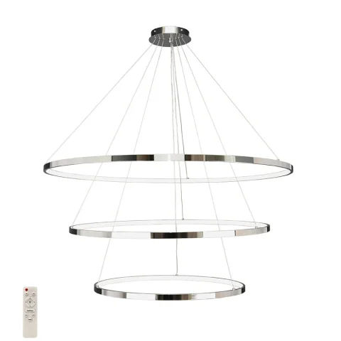 Люстра стельова LED Levistella 7529832-3A CHROME LED (600+800+1000), 164W, три режими світла Люстра стельова LED Levistella 7529832-3A CHROME LED (600+800+1000), 164W, три режими світла
