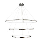 Люстра стельова LED Levistella 7529832-3A CHROME LED (600+800+1000), 164W, три режими світла, хромований метал, сучасний стиль, Люстра стельова LED Levistella 7529832-3A CHROME LED (600+800+1000), 164W, три режими світла, хромований метал, сучасний стиль,