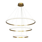 Люстра стельова LED Levistella 7529833-3A BRONZE LED (400+600+800), 130W, бронзовий метал, сучасний стиль для вітальні