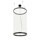 Люстра LED Levistella 792D1330 (550*1130), 40W, 4000K, сучасний стиль, розміри 550х1130мм Люстра LED Levistella 792D1330 (550*1130), 40W, 4000K, сучасний стиль, розміри 550х1130мм