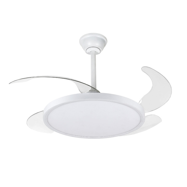 Люстра вентилятор стельова LED Levistella 7943043 (42) WH, 40W, білий, сучасний стиль, з пультом, діаметр 1050 мм Люстра вентилятор стельова LED Levistella 7943043 (42) WH, 40W, білий, сучасний стиль, з пультом, діаметр 1050 мм