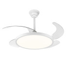 Люстра вентилятор стельова LED Levistella 7943043 (42) WH, 40W, білий, сучасний стиль, з пультом, діаметр 1050 мм Люстра вентилятор стельова LED Levistella 7943043 (42) WH, 40W, білий, сучасний стиль, з пультом, діаметр 1050 мм