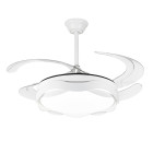 Люстра вентилятор стельова LED Levistella 7943069 (48) WH, 80W, діаметр 1200 мм, білий, сучасний стиль Люстра вентилятор стельова LED Levistella 7943069 (48) WH, 80W, діаметр 1200 мм, білий, сучасний стиль