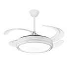Люстра вентилятор стельова LED Levistella 7943070 (48) WH, 80W, діаметр 1200 мм, білий, сучасний стиль Люстра вентилятор стельова LED Levistella 7943070 (48) WH, 80W, діаметр 1200 мм, білий, сучасний стиль