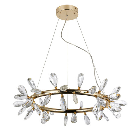 Люстра стельова LED Levistella 7856601-42 (700)FGD+CL, 40W, золота, сучасний стиль