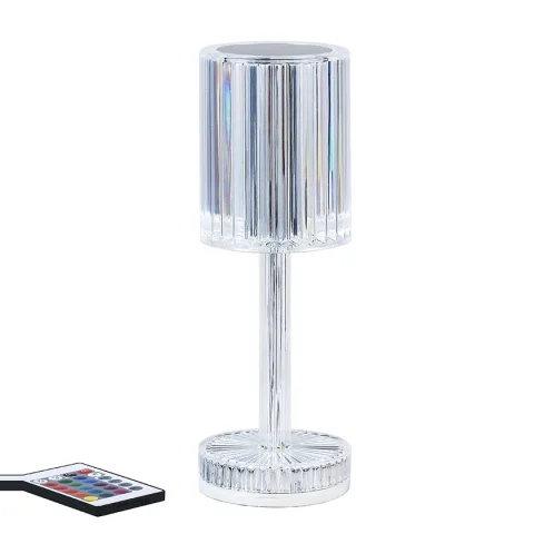 Настільна лампа LED Levistella 795LTB12 RGB, акрил, прозора, сенсорне керування, зарядка USB