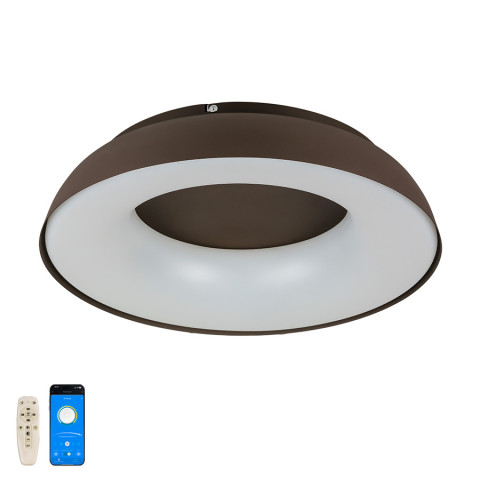 Люстра стельова LED Levistella 797MX6018 (580) CF, 80W, 580x130 мм, з пультом, сучасний стиль для дому