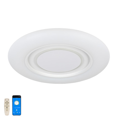 Люстра LED Levistella 797MX6015 (600), 84W, 600х95 мм, пульт, три режими світла, сучасний стиль для дому