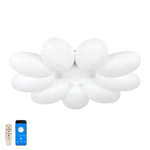 Люстра стельова LED Levistella 797MX6010 (660), 104W, три режими світла, пульт, для вітальні, сучасний стиль
