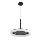 Люстра стельова LED Levistella 797MD6006 (500) BK, 70W, 3 режими, пульт, діаметр 500 мм, чорний метал, сучасний стиль
