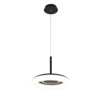 Люстра стельова LED Levistella 797MD6006 (330) BK, 44W, 3000K, чорний метал, сучасний стиль, діаметр 330 мм, три режими світла Люстра стельова LED Levistella 797MD6006 (330) BK, 44W, 3000K, чорний метал, сучасний стиль, діаметр 330 мм, три режими світла