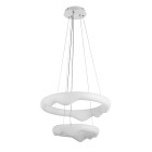 Люстра стельова LED Levistella 797MD6002 (500+330), 80W, діаметр 330+500 мм, три режими світла, пульт, сучасний стиль