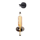Бра настінне LED Levistella 788W39325 BK+SM+AM, 5W, 4000K, чорне, скло, сучасний стиль для дому та зала Бра настінне LED Levistella 788W39325 BK+SM+AM, 5W, 4000K, чорне, скло, сучасний стиль для дому та зала