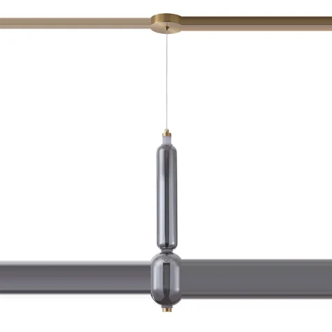 Подвесной светильник LED Levistella 788P68153 AB+AM+SM, 7W, 4000K, стекло