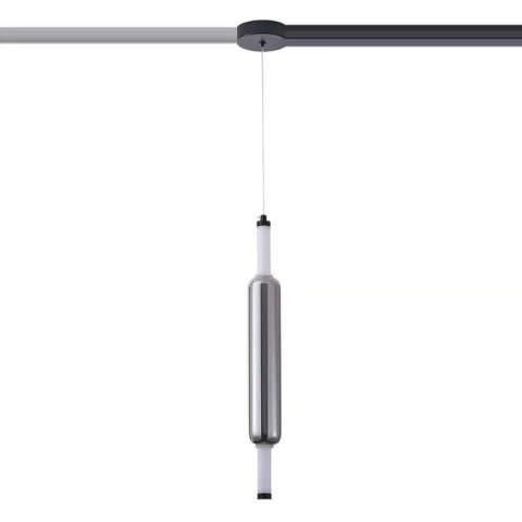 Подвесной LED светильник Levistella 788P68148 BK+SM, 7W, 4000K, черный+серебристый (винтажный стиль)