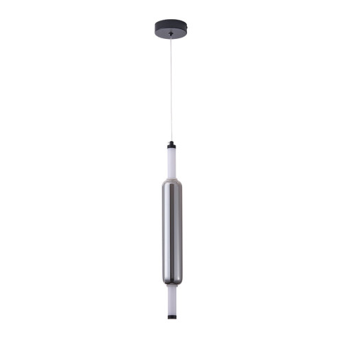 Светильник підвісний LED Levistella 788P68148 BK+SM, 7W, 4000K, чорний+сріблястий, вінтажний стиль для вітальні