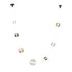 Люстра стельова LED Levistella 788P68117 (3100) BK+SM+AM+CL, 45W, 4000K, сучасний стиль, 3100 мм