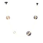 Стельова люстра LED Levistella 788P68117 (2400) BK+SM+AM+CL, 35W, 4000K, сучасний стиль, 2400 мм Стельова люстра LED Levistella 788P68117 (2400) BK+SM+AM+CL, 35W, 4000K, сучасний стиль, 2400 мм