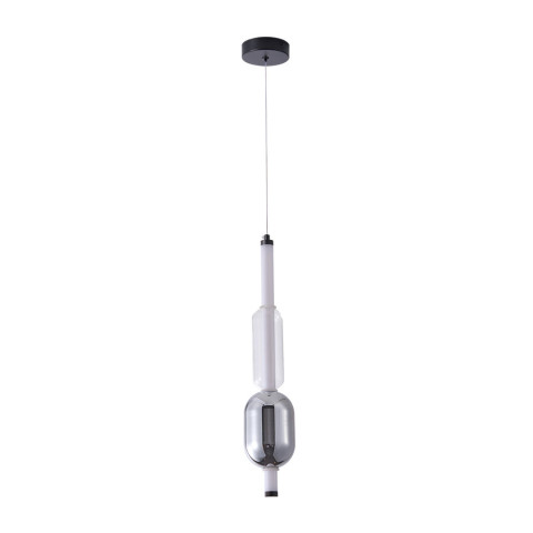 Светильник підвісний LED Levistella 788P39326 BK+SM+AM, 7W, 4000K, чорний метал + сміливий метал, вінтажний стиль для вітальні