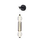Бра настінне LED Levistella 788W39314 BK+SM+CL, 5W, 4000K, чорний + сріблястий + прозорий, сучасний стиль Бра настінне LED Levistella 788W39314 BK+SM+CL, 5W, 4000K, чорний + сріблястий + прозорий, сучасний стиль