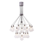 Люстра стельова LED Levistella 788CH10061-18 PLBK+CL G9, G9, діаметр 350/600 мм, сучасний стиль Люстра стельова LED Levistella 788CH10061-18 PLBK+CL G9, G9, діаметр 350/600 мм, сучасний стиль