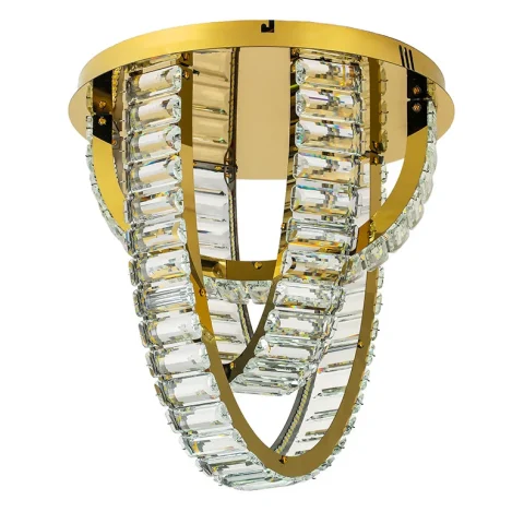 Люстра LED Levistella 790L1051 (400) 50W, три режими світла, 430 мм, скло