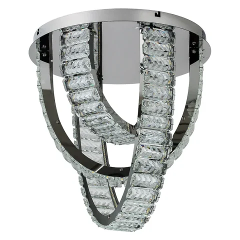 Люстра LED Levistella 790L1049 (400), 50 Вт, три режими світла, скло (для вітальні)