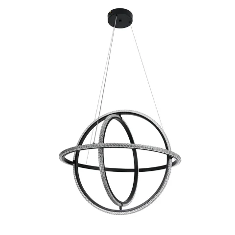 Потолочная люстра LED Levistella 799L8703D-3 (600) BK, 70W, черный, современный стиль с пультом Потолочная люстра LED Levistella 799L8703D-3 (600) BK, 70W, черный, современный стиль с пультом