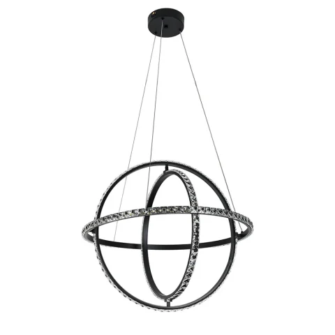 Люстра стельова LED Levistella 799L8703S-3 (600) BK, 70W, регульована температура кольору, чорний метал Люстра стельова LED Levistella 799L8703S-3 (600) BK, 70W, регульована температура кольору, чорний метал