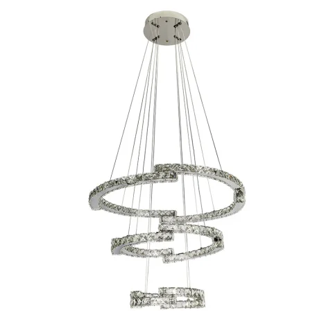 Люстра стельова LED Levistella 802L8517 CH, 82W, регульована температура світла, сучасний стиль, хромований метал Люстра стельова LED Levistella 802L8517 CH, 82W, регульована температура світла, сучасний стиль, хромований метал
