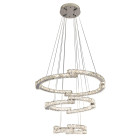 Люстра стельова LED Levistella 802L8517 CH, 82W, регульована температура світла, сучасний стиль, хромований метал Люстра стельова LED Levistella 802L8517 CH, 82W, регульована температура світла, сучасний стиль, хромований метал
