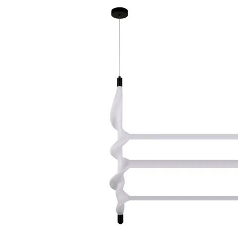 Підвісний LED світильник Levistella 786P008 (800) BK, 11W, чорний метал