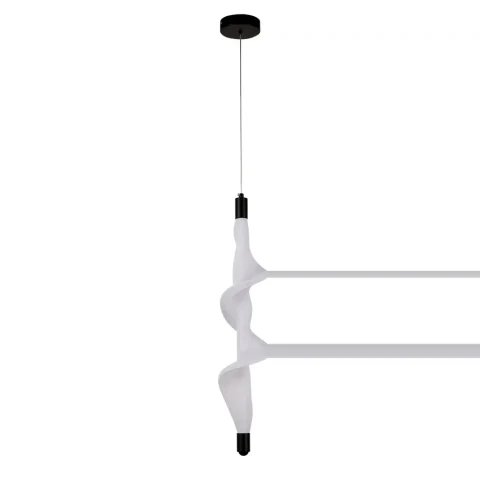 Подвесной LED светильник Levistella 786P008 (600) BK, 9W, черный металл, три режима