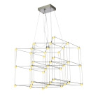 Люстра LED Levistella 918L045 (600) CH, 25W, три режими світла, метал, стельова, для вітальні