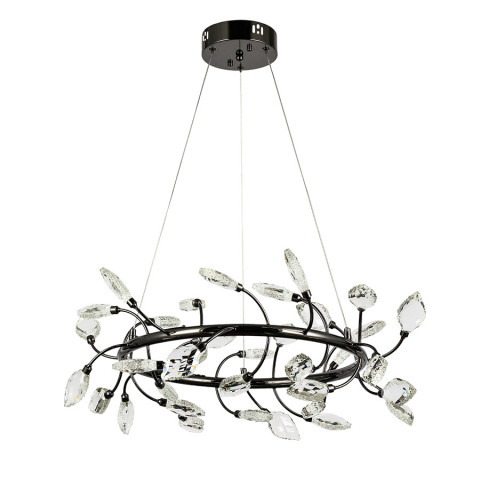 Люстра LED Levistella 7989300-36 led (600) PLBK, 22W, чорний, сучасний стиль, стельова