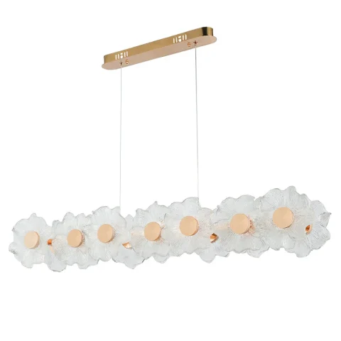 Люстра підвісна LED Levistella 7989249-14 (1000) GD, 22W, золото, акрилові «пелюстки», 3 режими світла Люстра підвісна LED Levistella 7989249-14 (1000) GD, 22W, золото, акрилові «пелюстки», 3 режими світла