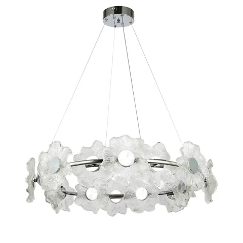 Люстра стельова LED Levistella 7989249-14 led (800) CH, 22W, хром, акрилові лепестки Люстра стельова LED Levistella 7989249-14 led (800) CH, 22W, хром, акрилові лепестки