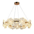 Люстра стельова LED Levistella 7989249-14 led (800) GD, 22W, золотий, акрилові лепестки, сучасний стиль Люстра стельова LED Levistella 7989249-14 led (800) GD, 22W, золотий, акрилові лепестки, сучасний стиль