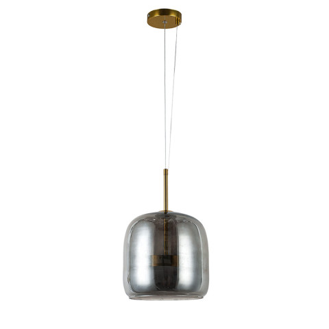 Светильник підвісний LED Levistella 909XL157-1 led (220) AB+GY, 9W, бронзовий + чорний, 1400мм, три режими, для вітальні