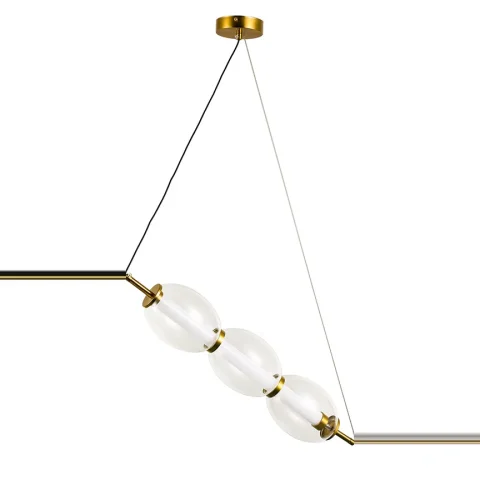 Світильник підвісний LED Levistella 800P3171 (110*450) CL, 9W, бронзовий, прозоре скло, 3 режими світла Світильник підвісний LED Levistella 800P3171 (110*450) CL, 9W, бронзовий, прозоре скло, 3 режими світла